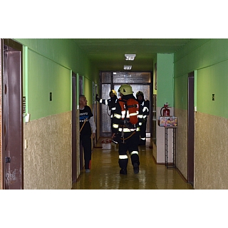 miniatura Cvičný požární poplach v DPS Sadová