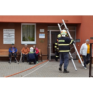 miniatura Cvičný požární poplach v DPS Sadová